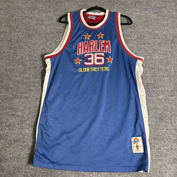Platinum Fubu Other - Vintage Platinum Fubu Harlem Globetrotters Meadowlark Lemon 36 Jersey XL Blue